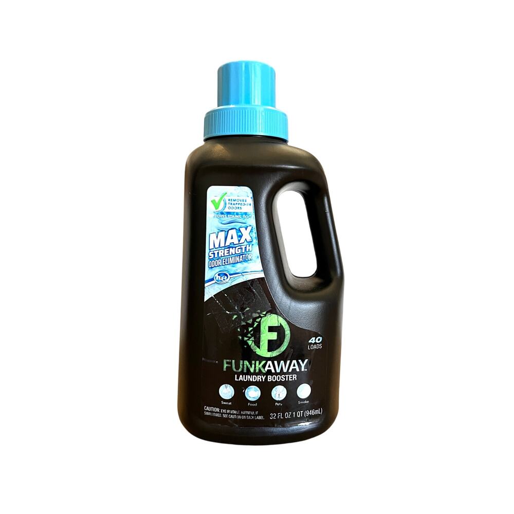 Funkaway Laundry Detergent Booster, 32 Oz. Eliminates Extreme Trapped-In Odors